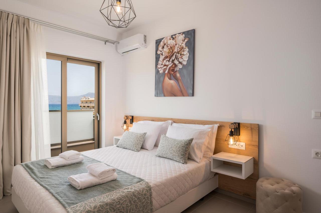 Indigo Blue Seaside Deluxe Apartments Киссамос Экстерьер фото