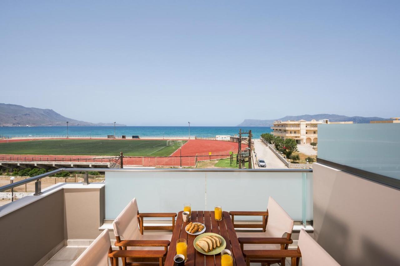 Indigo Blue Seaside Deluxe Apartments Киссамос Экстерьер фото
