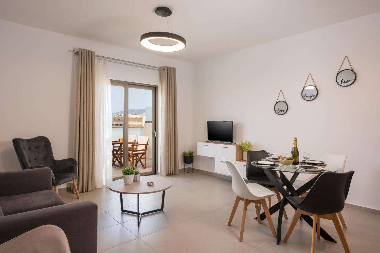 Indigo Blue Seaside Deluxe Apartments Киссамос Экстерьер фото