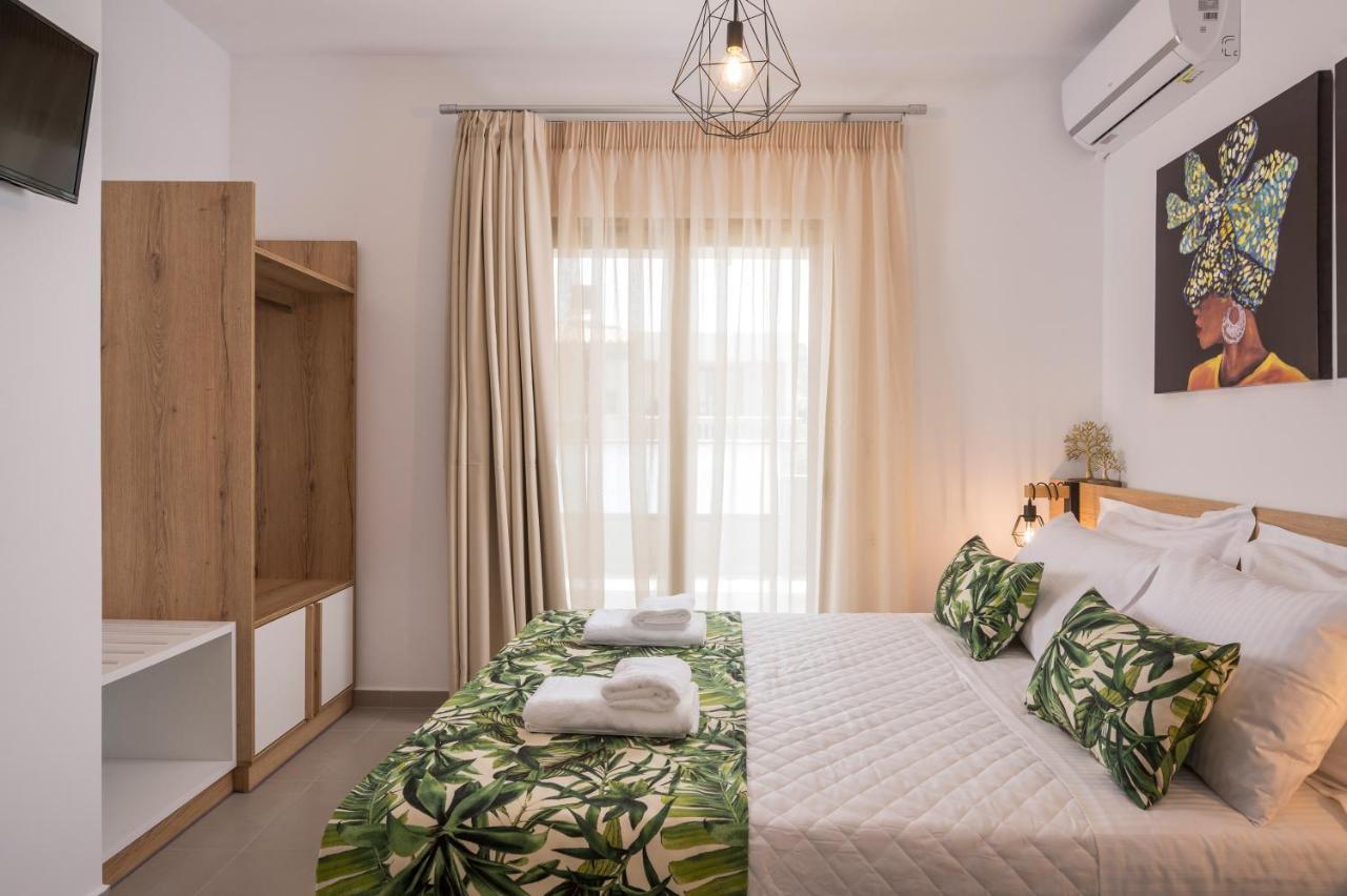 Indigo Blue Seaside Deluxe Apartments Киссамос Экстерьер фото
