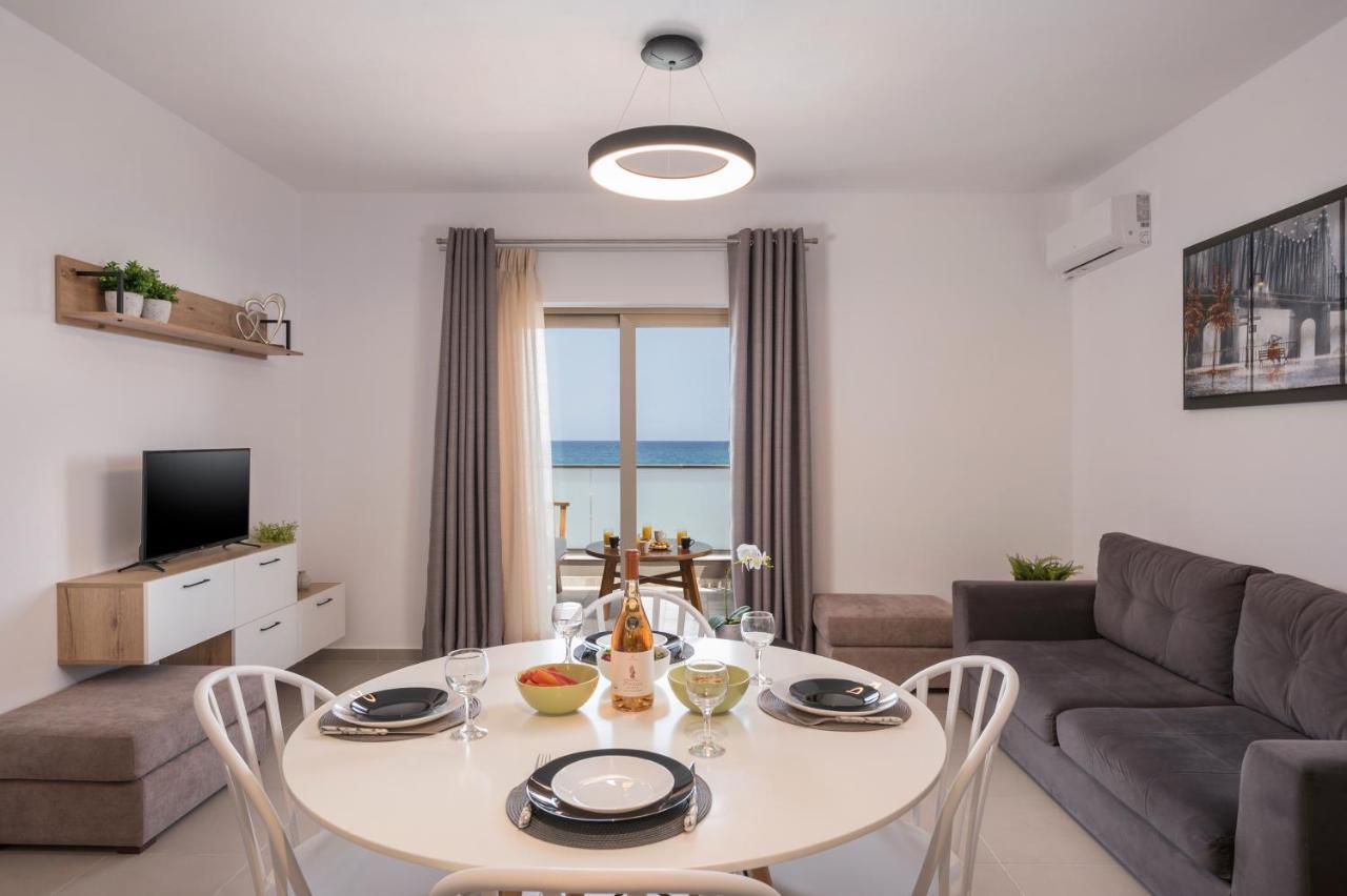 Indigo Blue Seaside Deluxe Apartments Киссамос Экстерьер фото